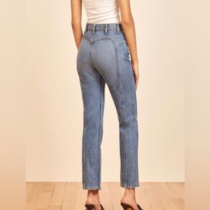 Reformation Saddle Jeans Size 28